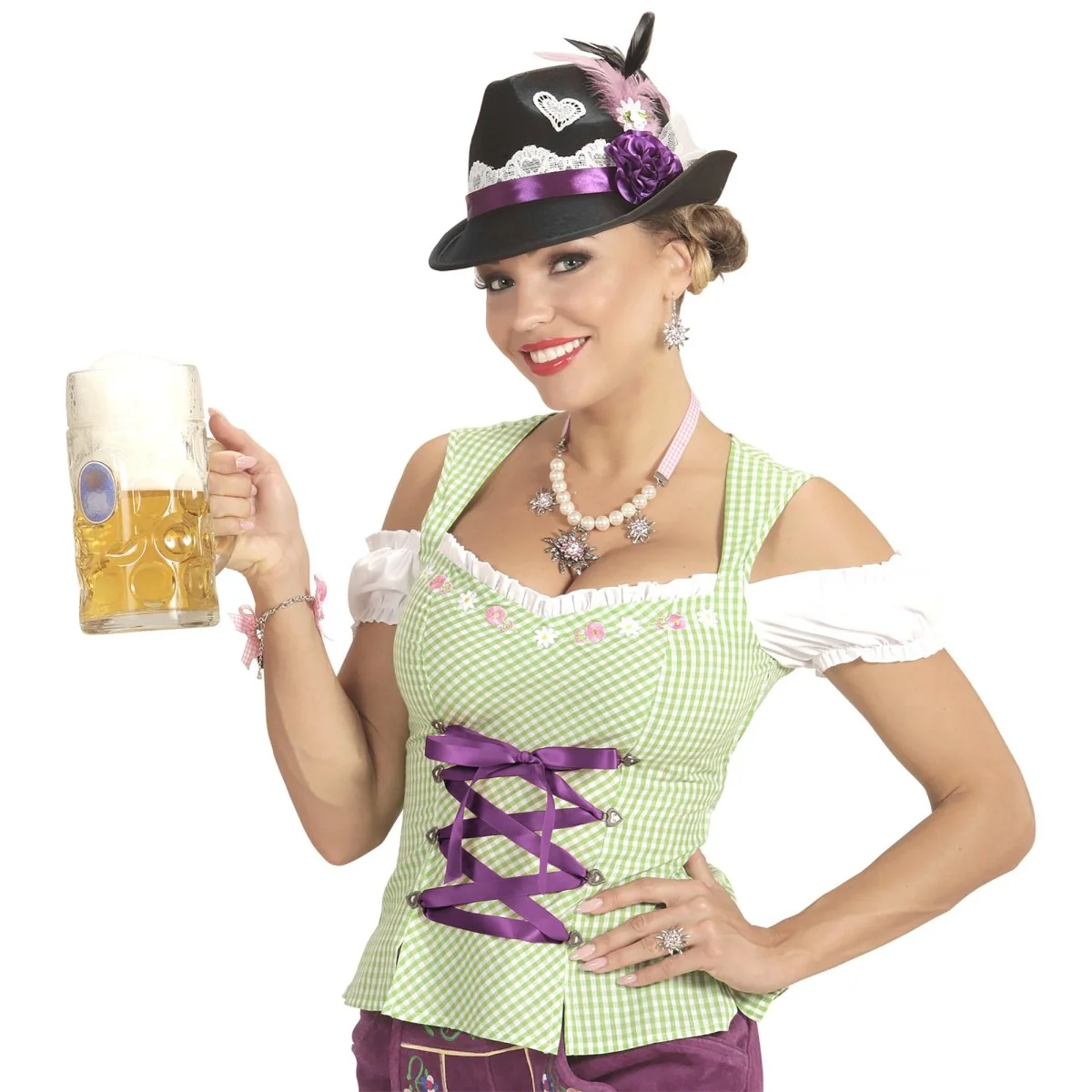 Oktoberfest Hoed Tiroler Zwart - Image 3