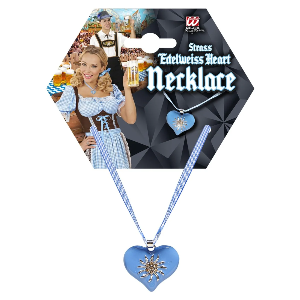 Oktoberfest Ketting Blauw Met Edelweiss - Image 4