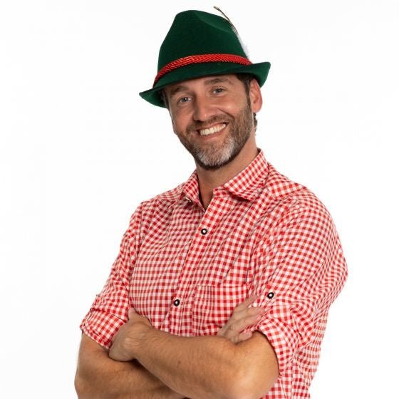 Oktoberfest Tiroler Hoed Beieren Donkergroen - Image 2