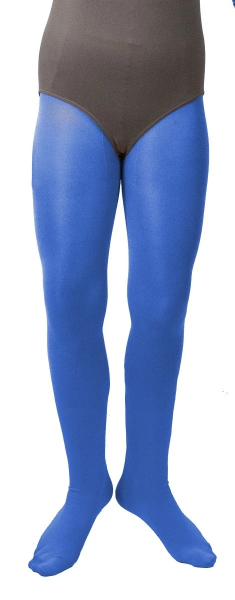 Ondoorzichtige Maillot – Blauw Kinderen