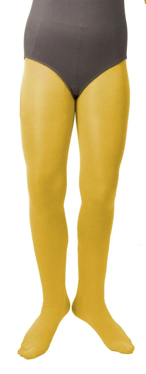 Ondoorzichtige Maillot – Geel Kinderen