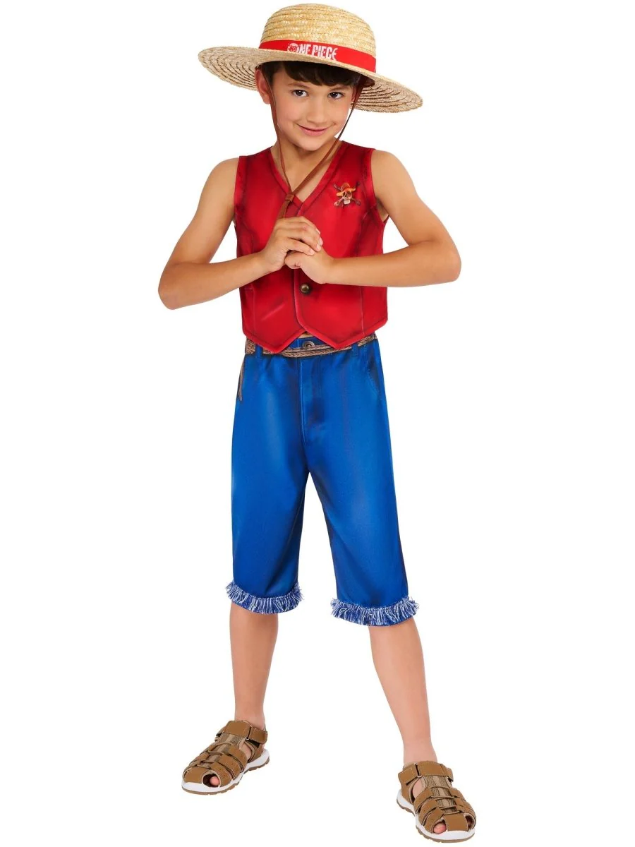 One Piece Monkey D. Luffy Kostuum Jongens