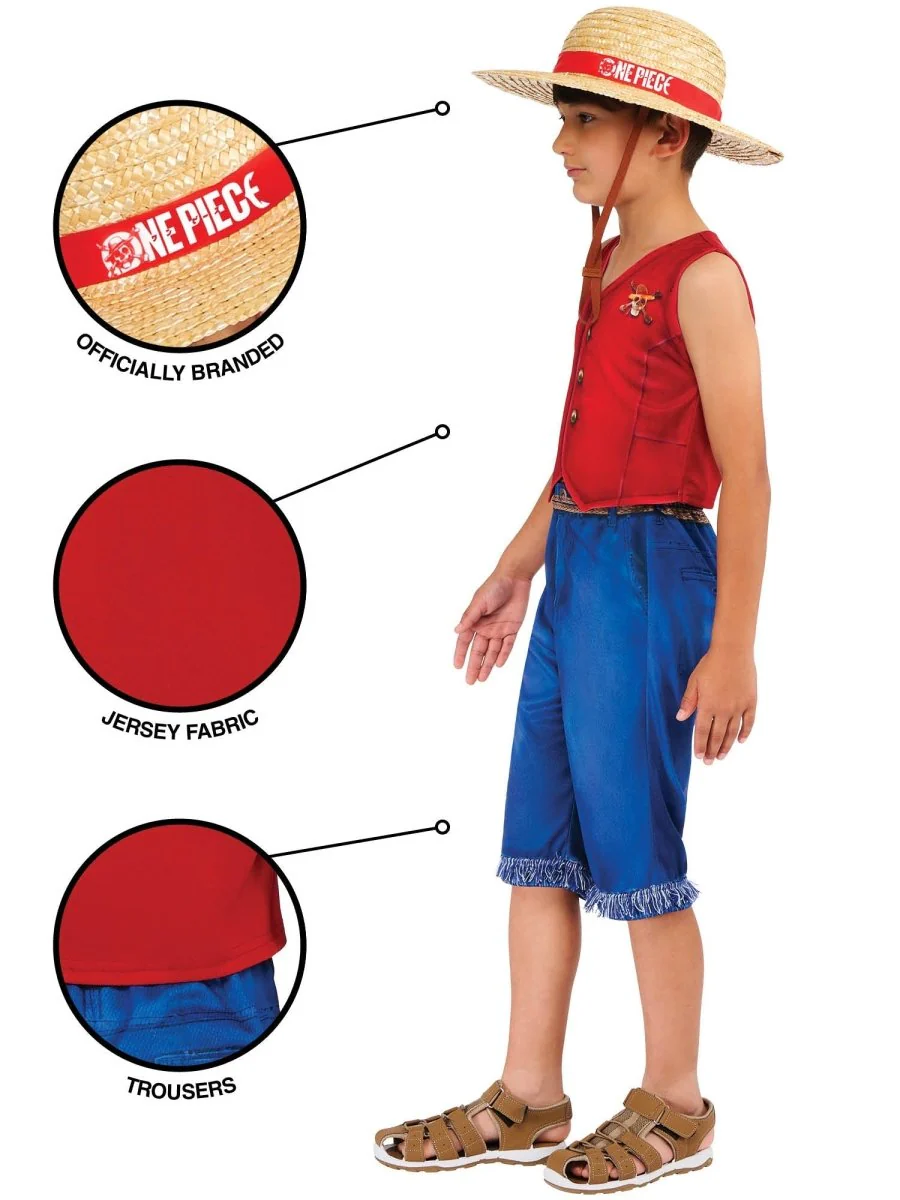 One Piece Monkey D. Luffy Kostuum Jongens - Image 4