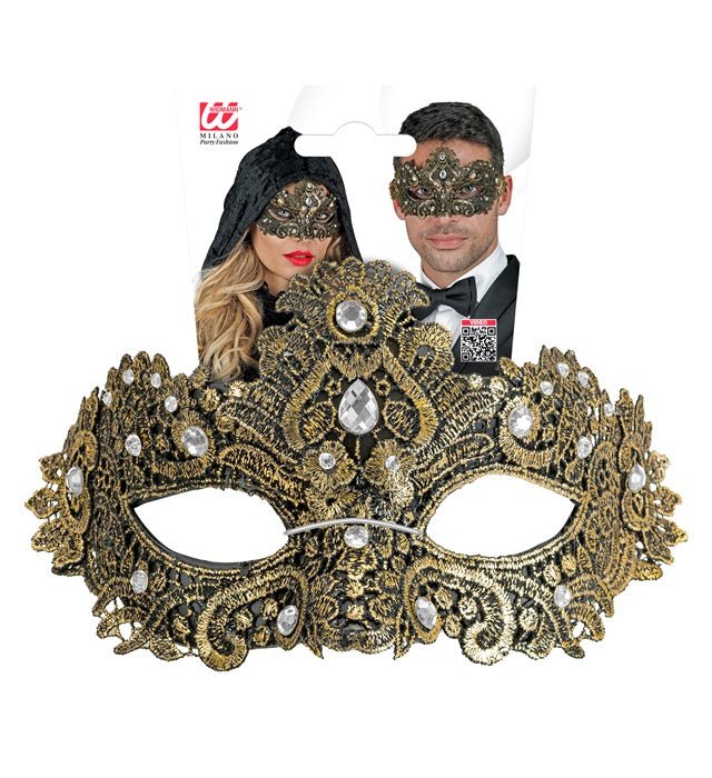 Oogmasker Theater Goud - Image 5