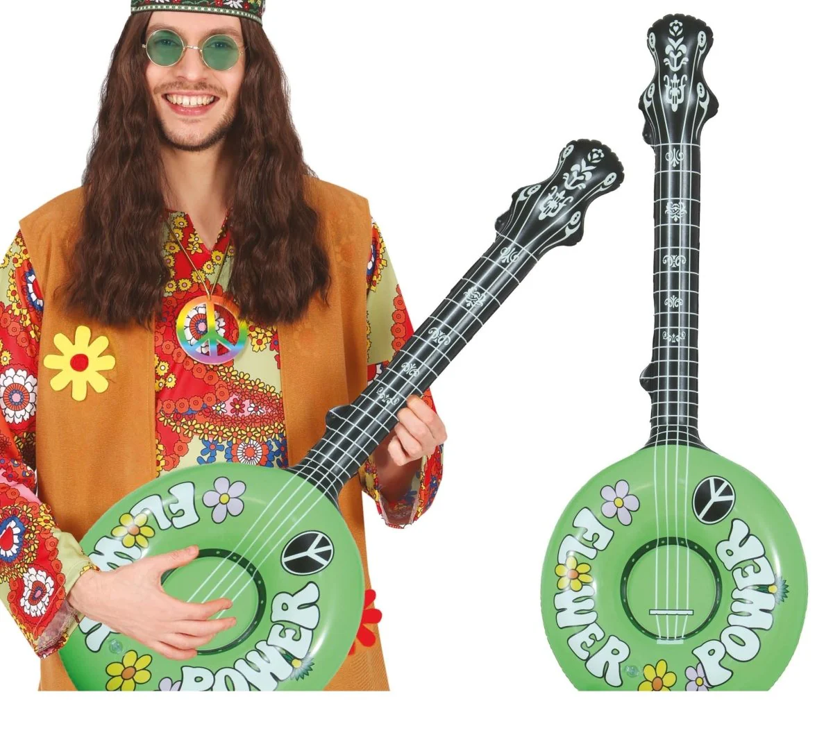Opblaasbare Banjo Groen 83cm - Image 4