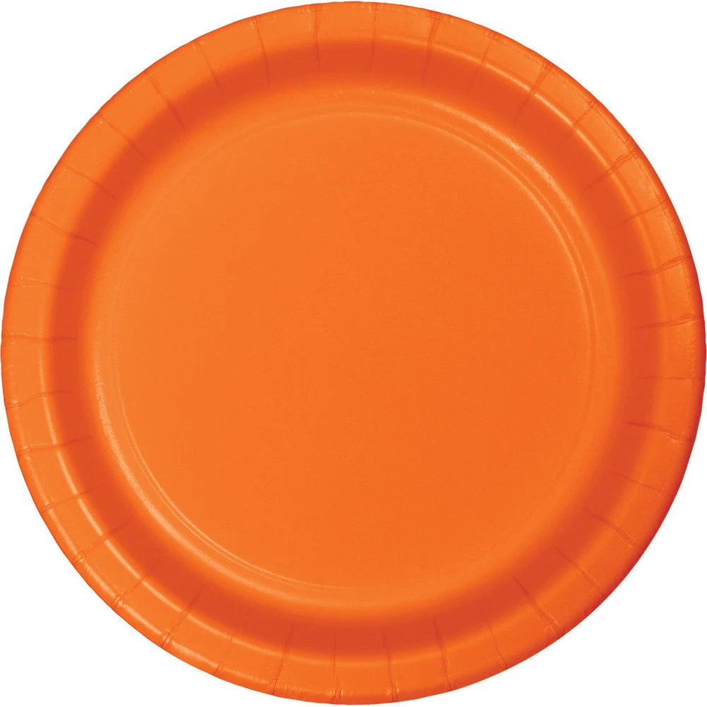 Oranje Borden 23cm 24st