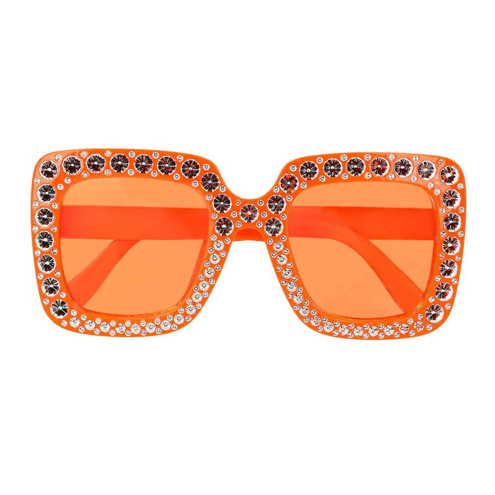 Oranje Bril Glitters - Image 2