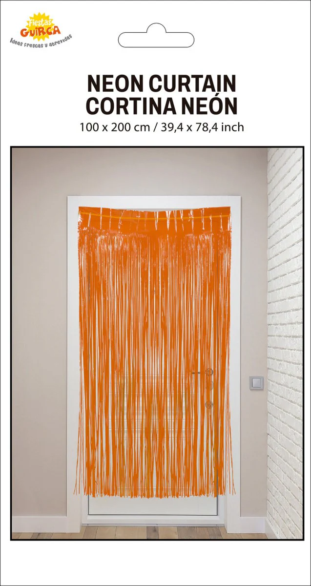 Oranje Deurgordijn 2m - Image 4