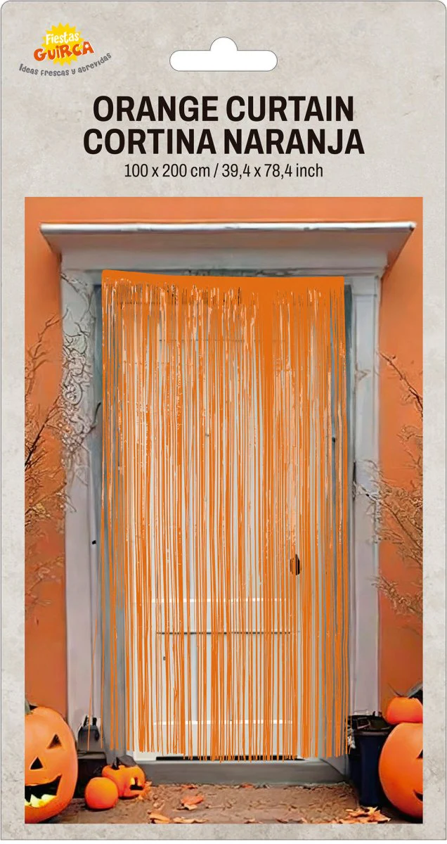 Oranje Deurgordijn Folie 2m - Image 3