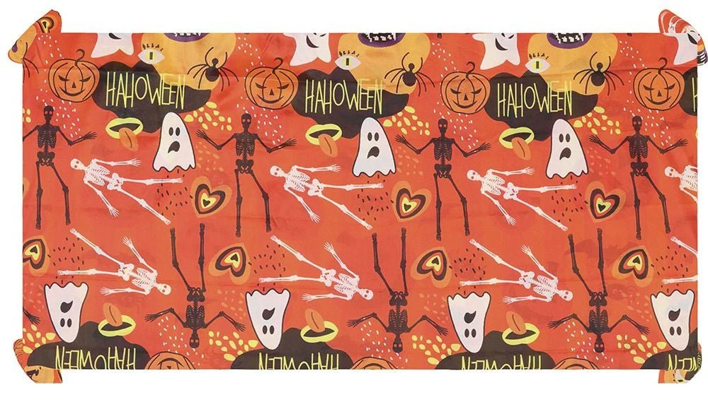 Oranje Halloween Tafelkleed Spoken 1,77m - Image 4