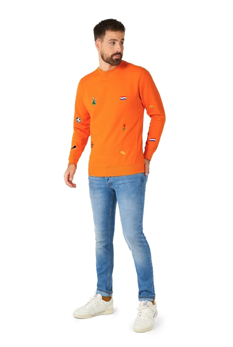 Oranje Holland Hup Trui Heren OppoSuits - Image 6