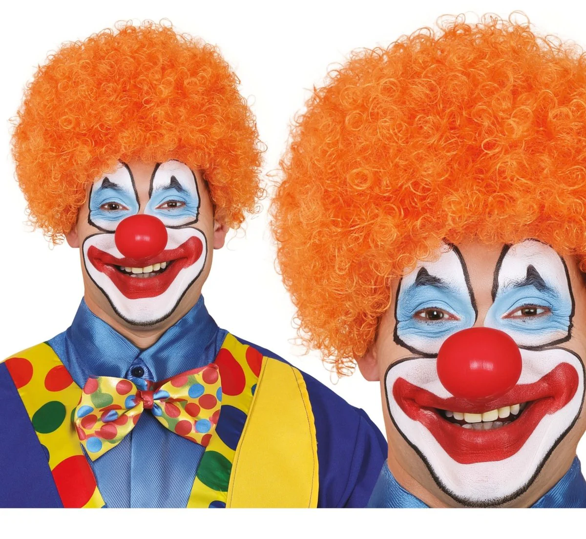 Oranje Pruik Krullen - Image 2