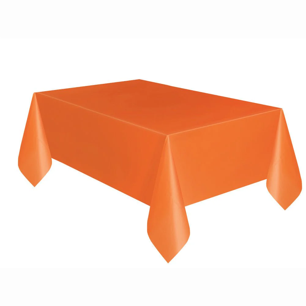 Oranje Tafelkleed Plastic 2,74m - Image 2