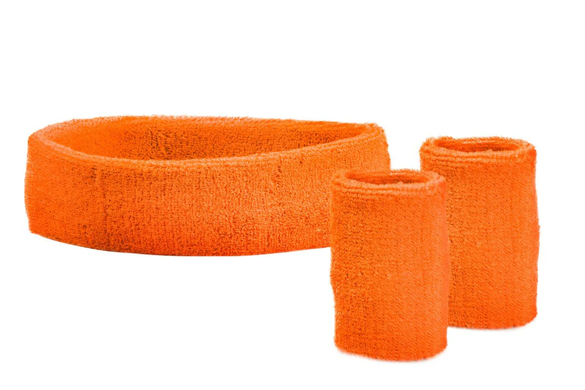 Oranje Zweetbandjes Set - Image 3