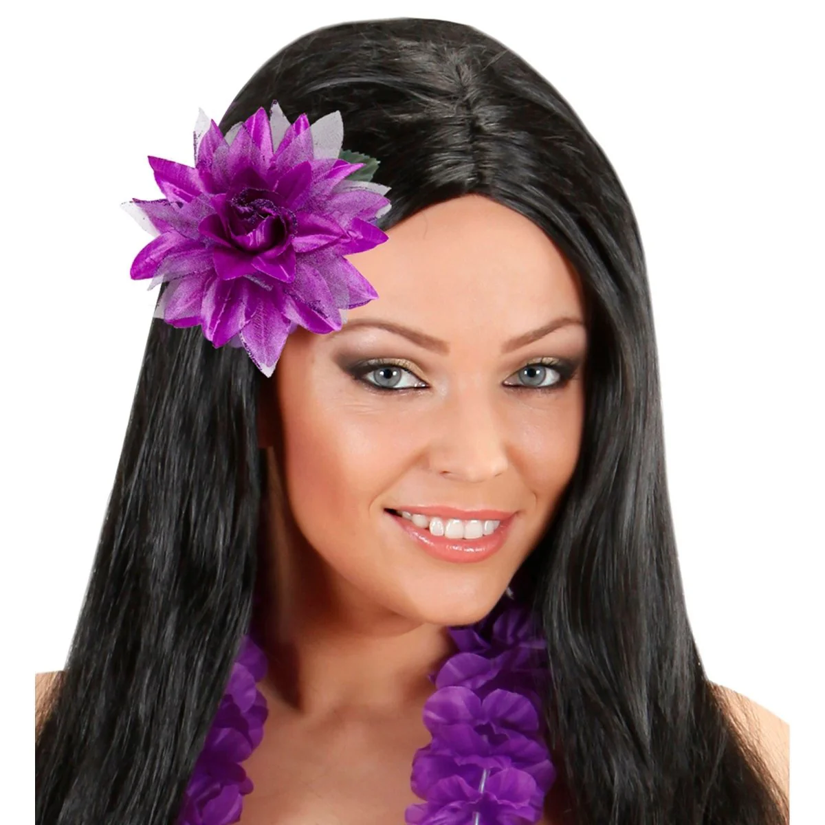 Paars Haarbloem Glitter - Image 4