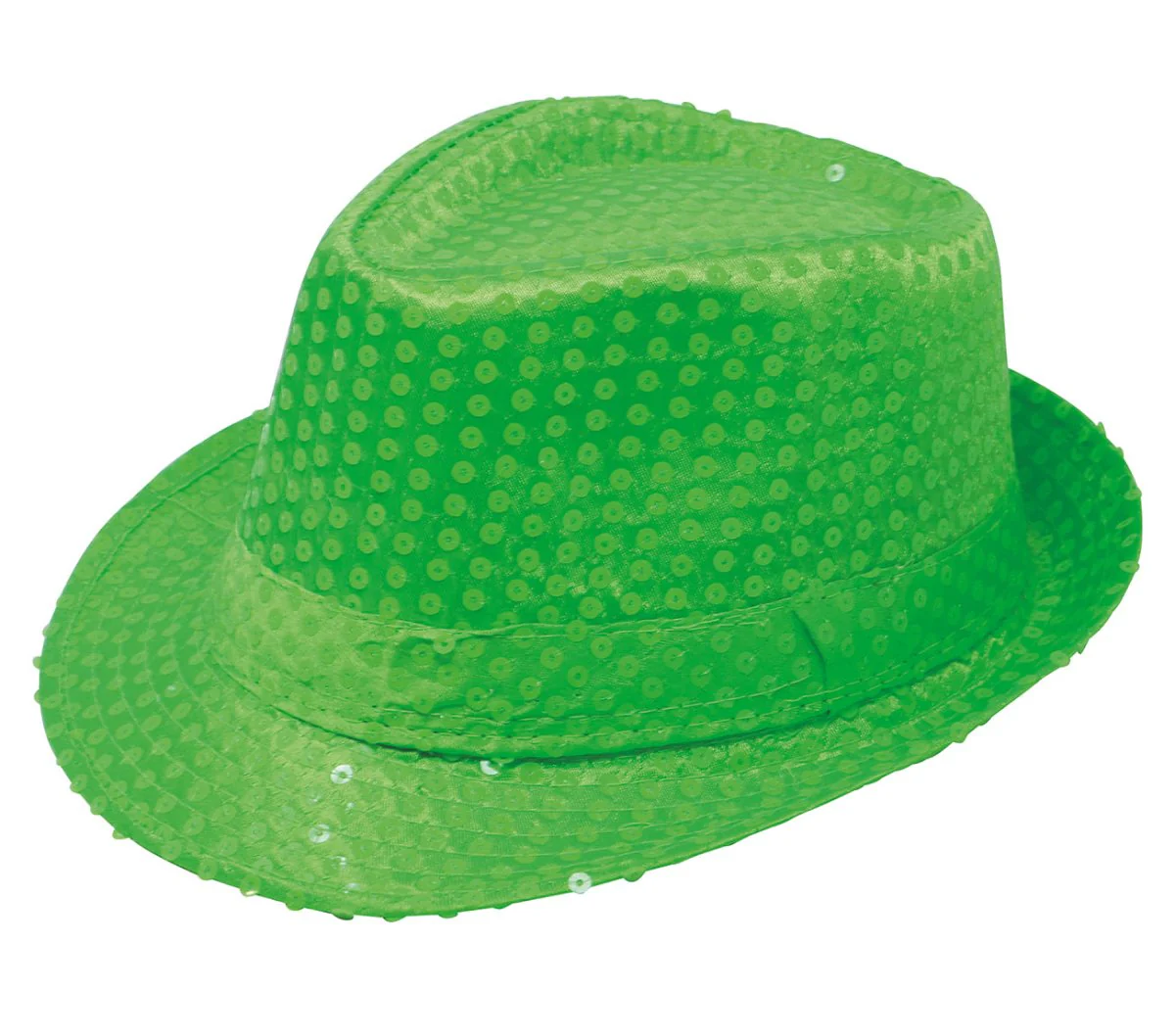 Pailletten Hoed Neongroen - Image 3