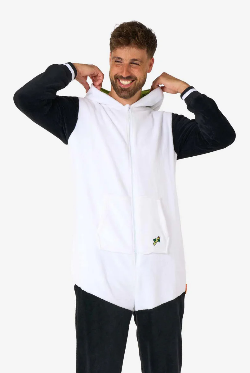Panda Onesie Zwart Wit - Image 3
