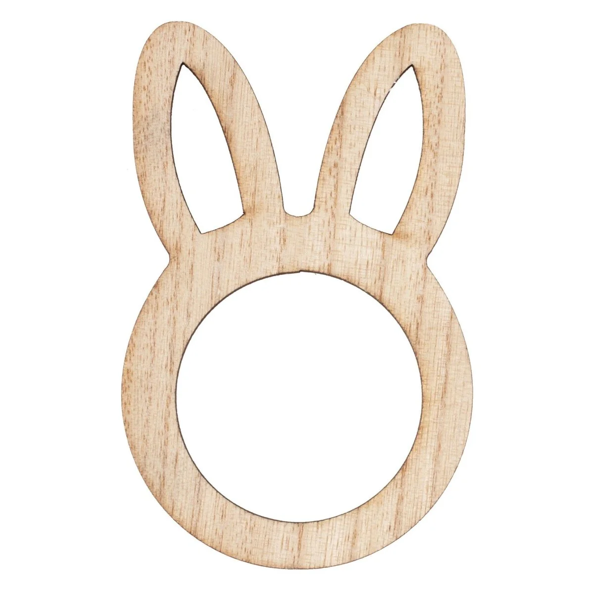 Pasen Tafeldecoratie Hout Konijn 6,5cm