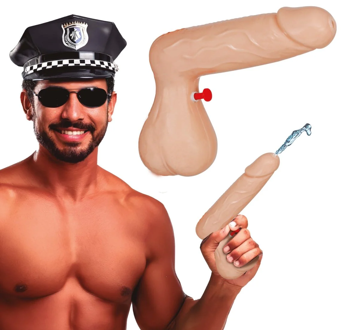 Penis Waterpistool Nude 18cm