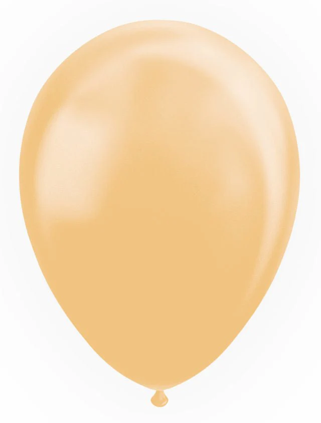 Perzikkleur Ballonnen Pastel Macaron 30cm 10st