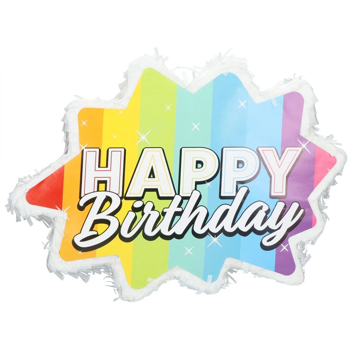 Pinata Ster Rainbow Bday - 38x28cm