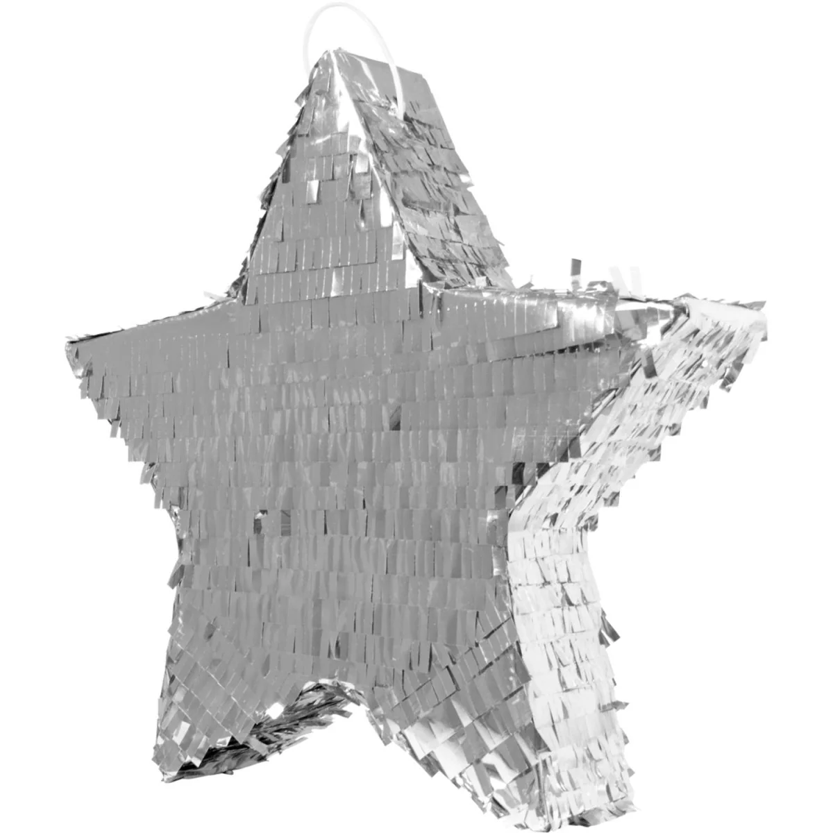 Pinata Zilverkleurige Ster - 45cm
