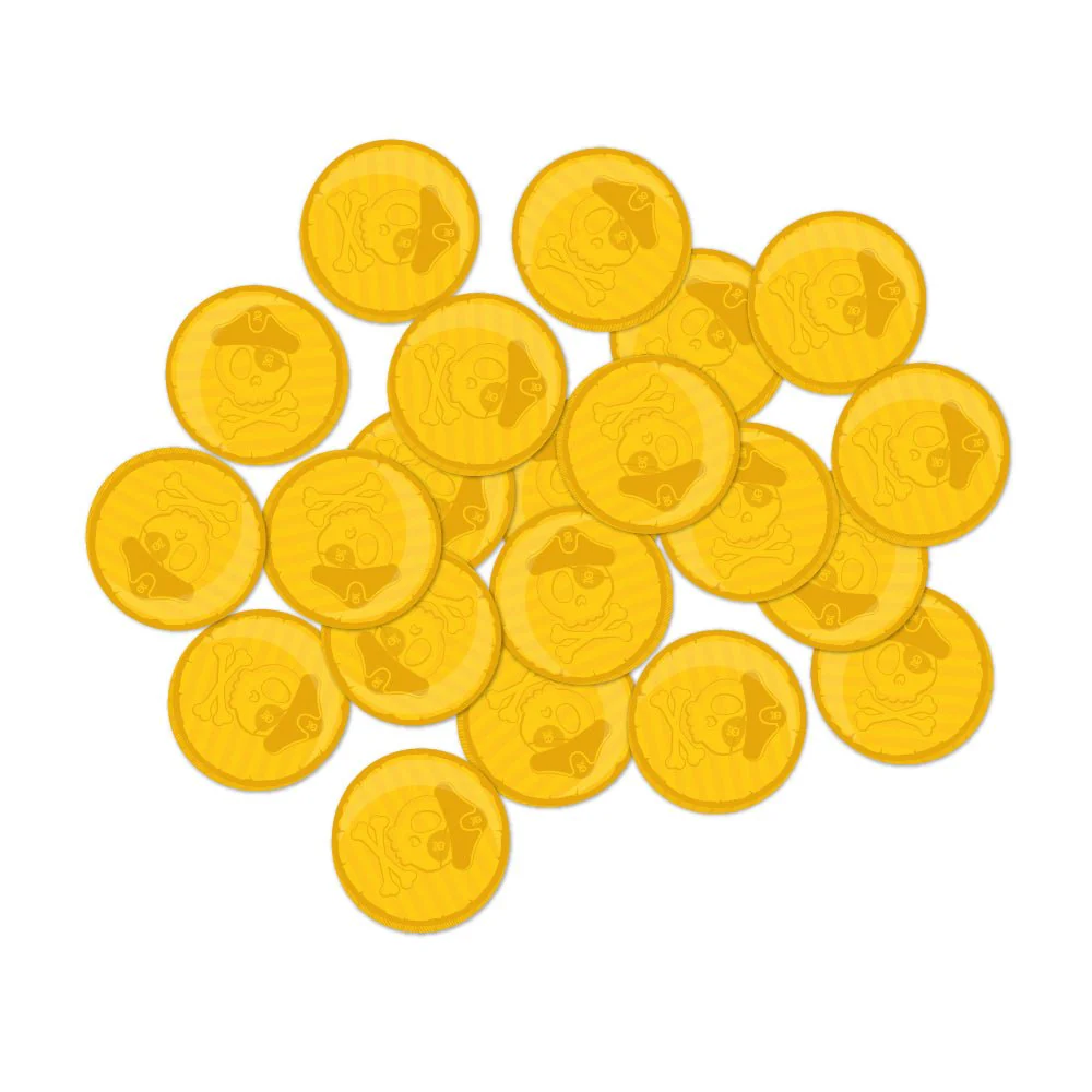 Piraat Tafelconfetti Gouden Munten 16gr