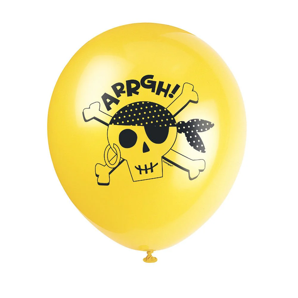 Piraten Ballonnen Arrgh 30cm 8st - Image 3