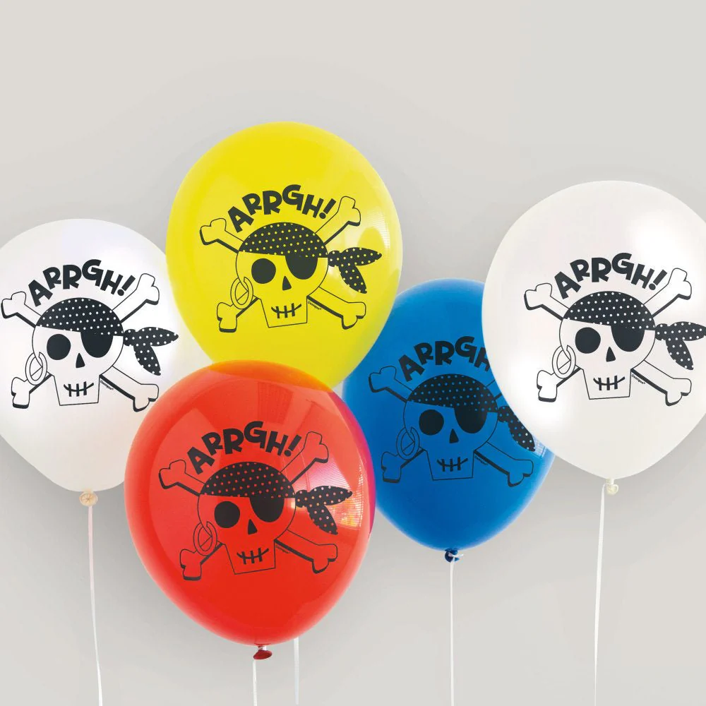 Piraten Ballonnen Arrgh 30cm 8st - Image 5