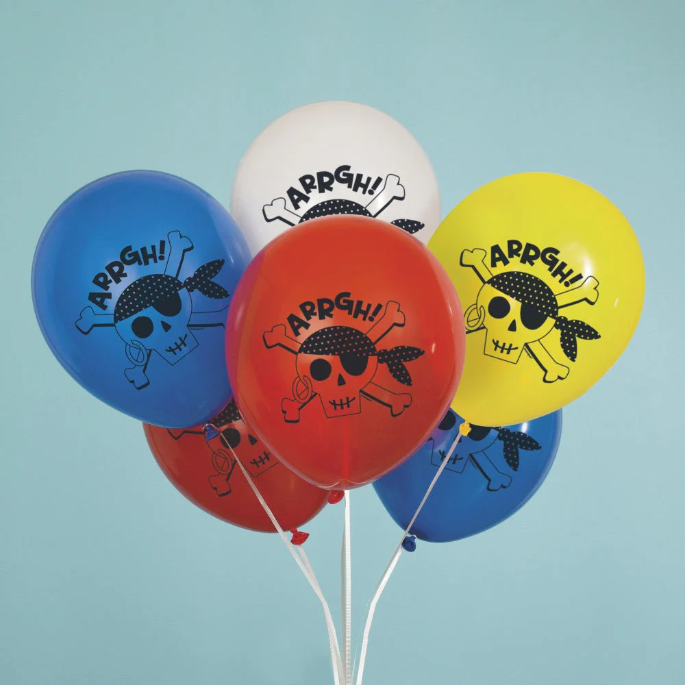 Piraten Ballonnen Arrgh 30cm 8st - Image 6