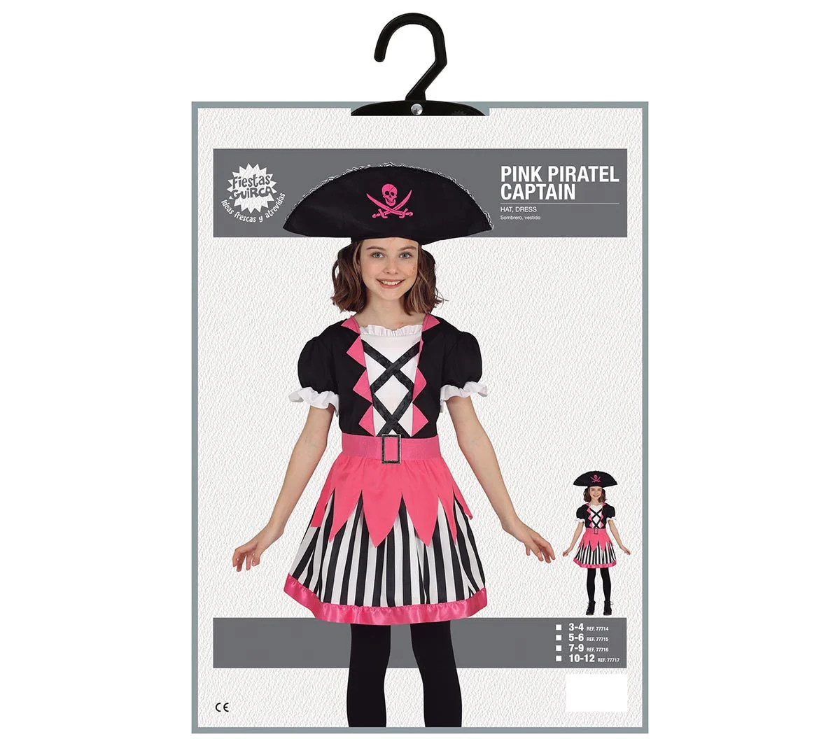Piratenpak Meisje Roze - Image 4