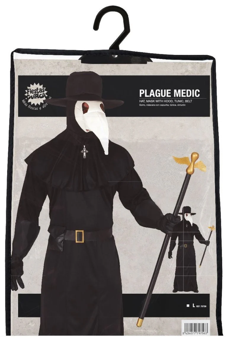 Plaaggeest Halloween Kostuum Heren L - Image 6