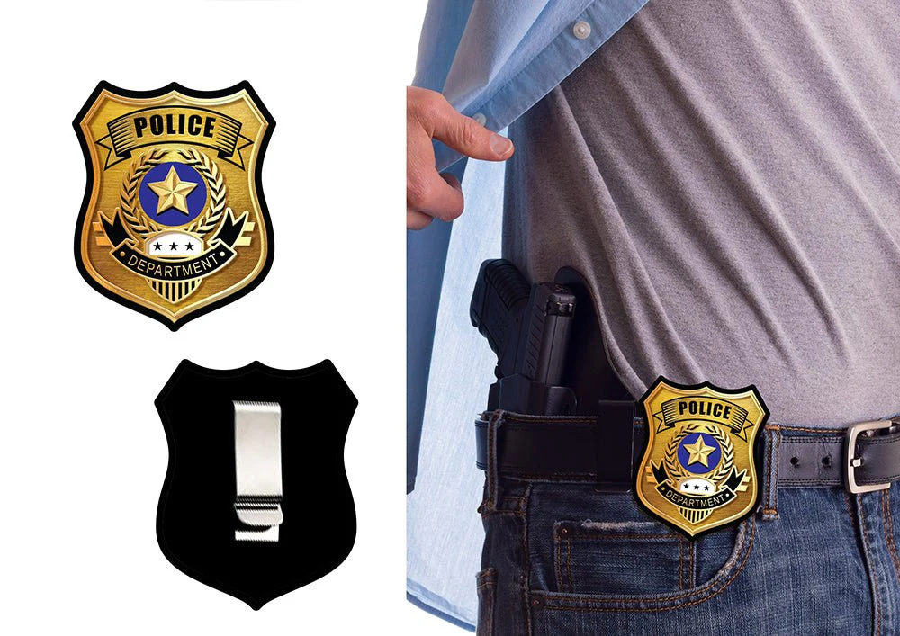 Politie Badge Goud
