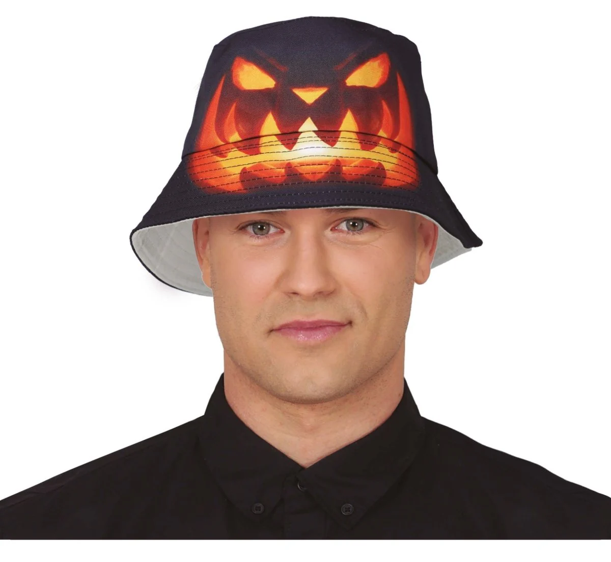 Pompoen Bucket Hat Horror
