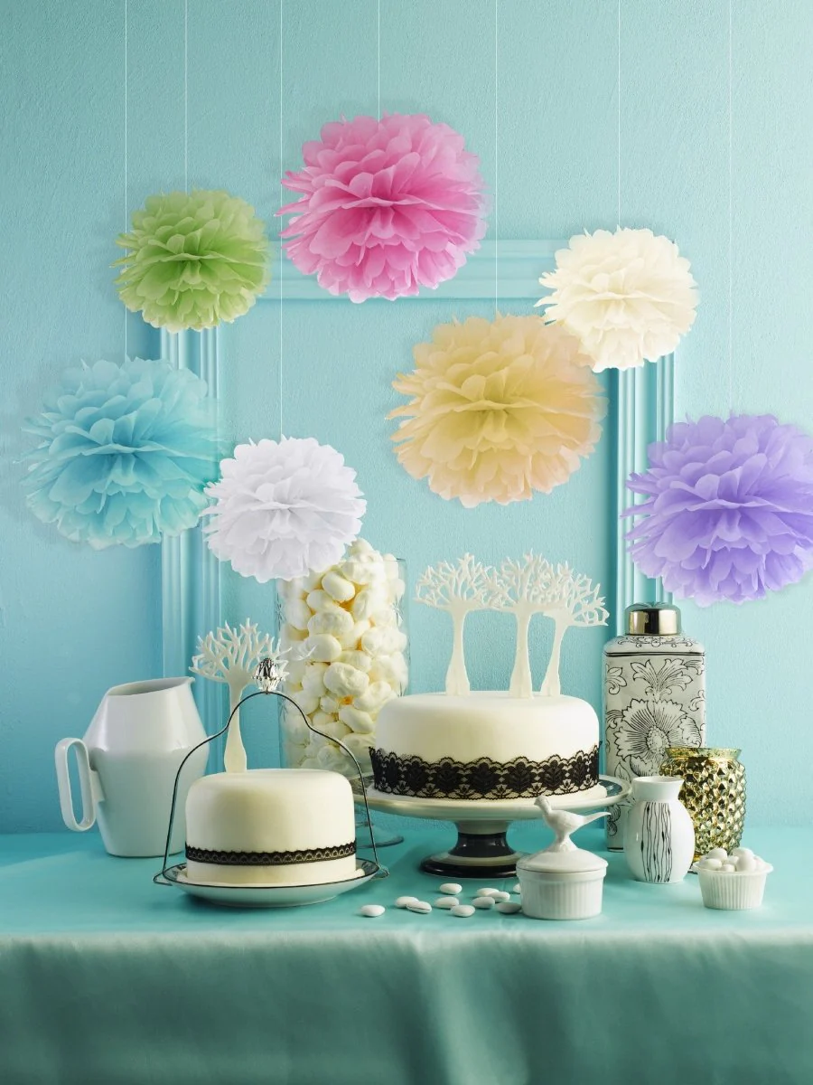 Pompon Vanille Creme 25cm - Image 3
