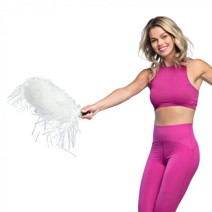 Pompon Wit 46cm - Image 2