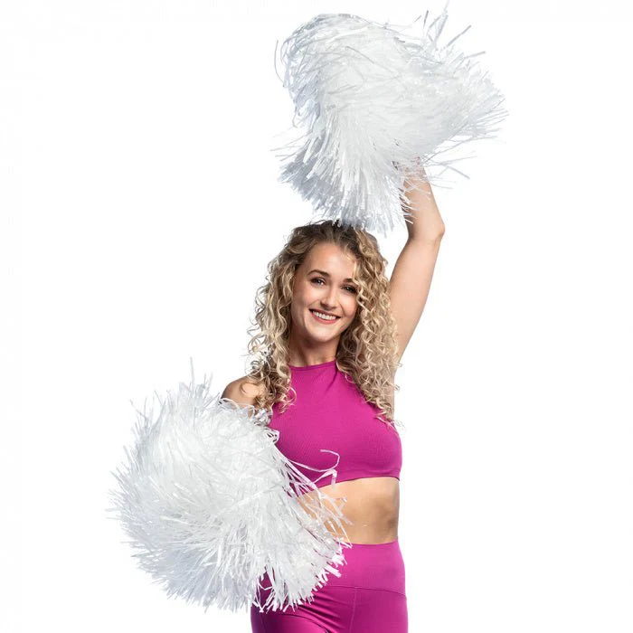 Pompon Wit 46cm - Image 3