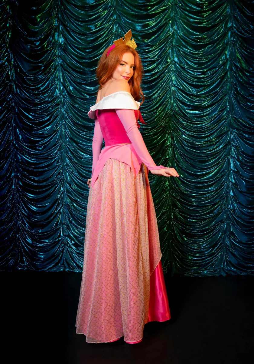 Prinses Aurora Jurk Roze Dames Leg Avenue - Image 5