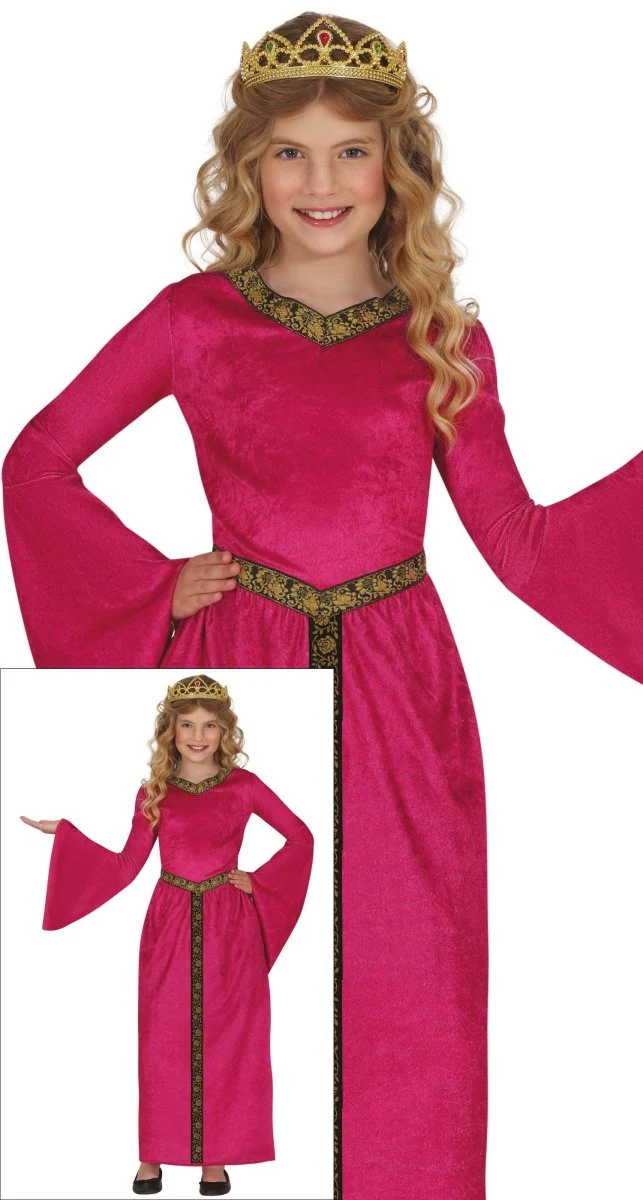 Prinsessen Jurk Fuchsia - Image 3