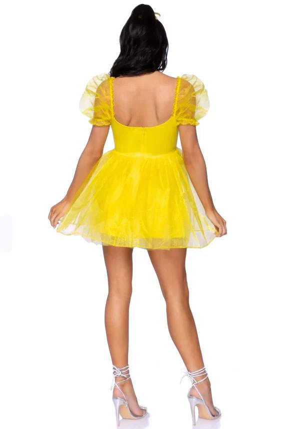 Prinsessen Jurk Geel Dames Leg Avenue - Image 5