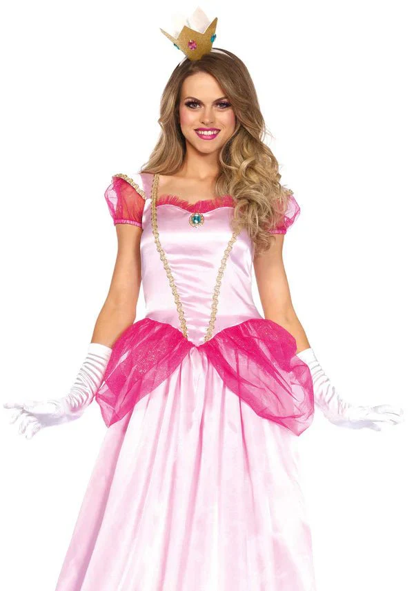Prinsessen Jurk Roze Dames Peach Leg Avenue - Image 2
