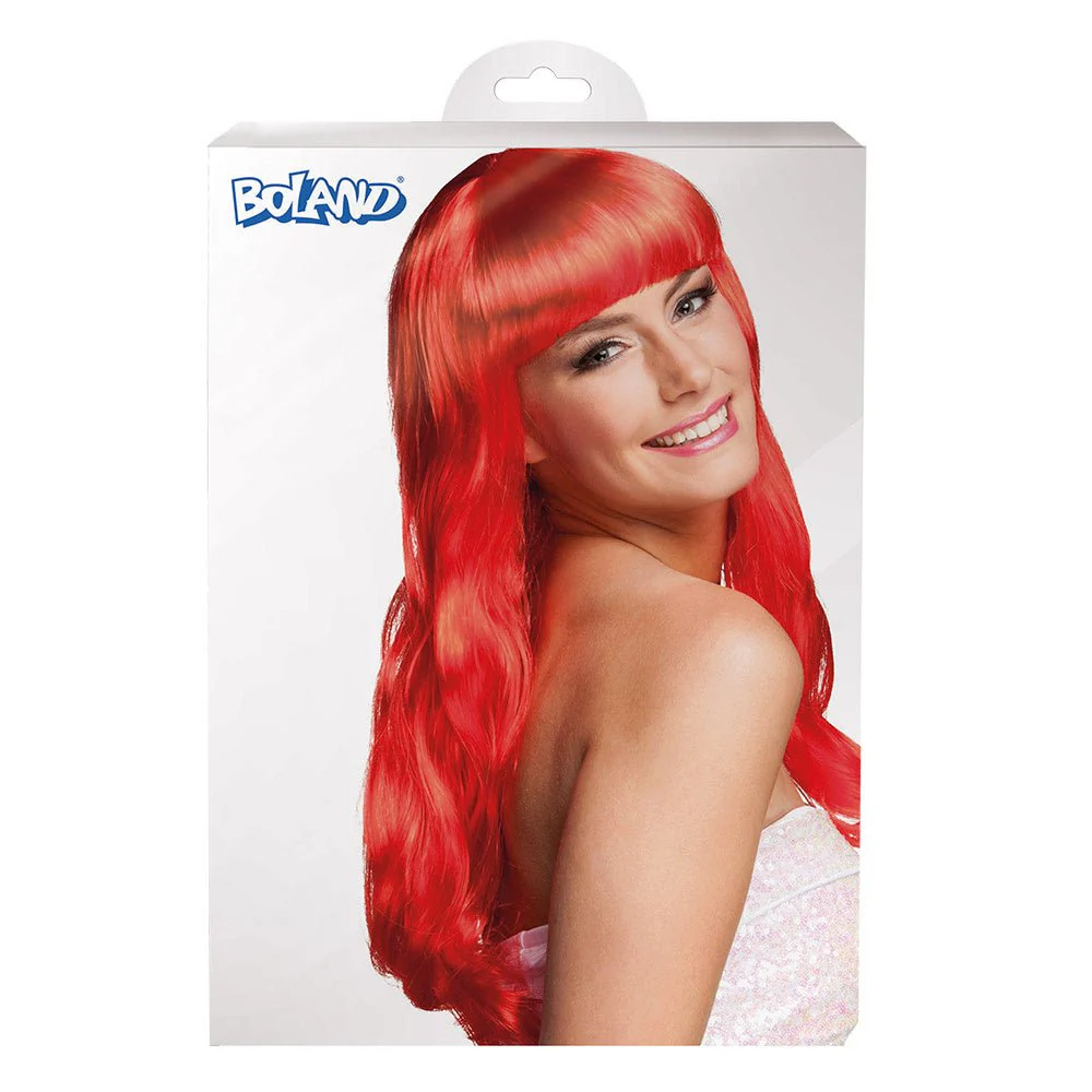 Pruik Lang Haar Rood - Image 2