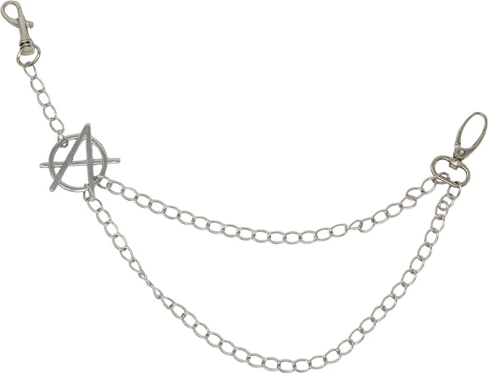 Punk Broek Ketting Zilver - Image 3