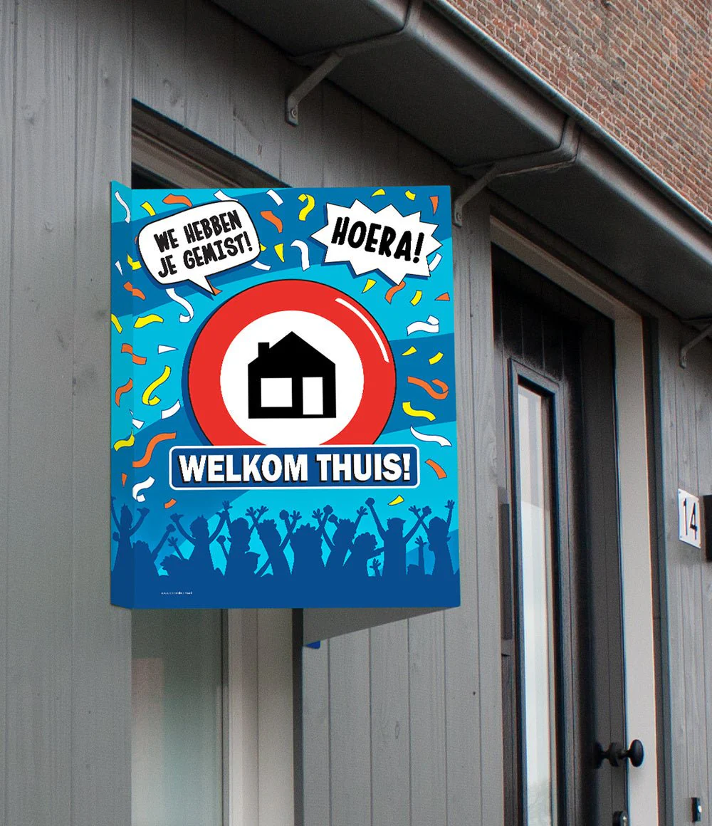 Raambord Welkom thuis 60cm - Image 2
