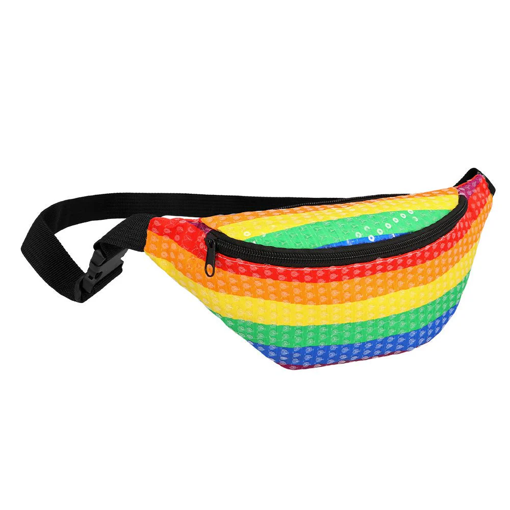 Regenboog Heuptasje Pailletten - Image 2
