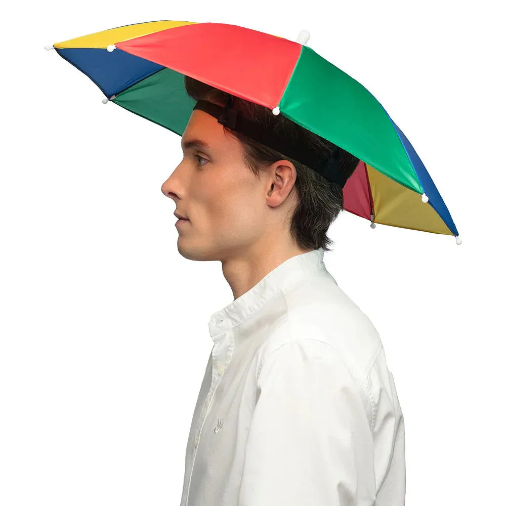 Regenboog Hoed Paraplu - Image 3