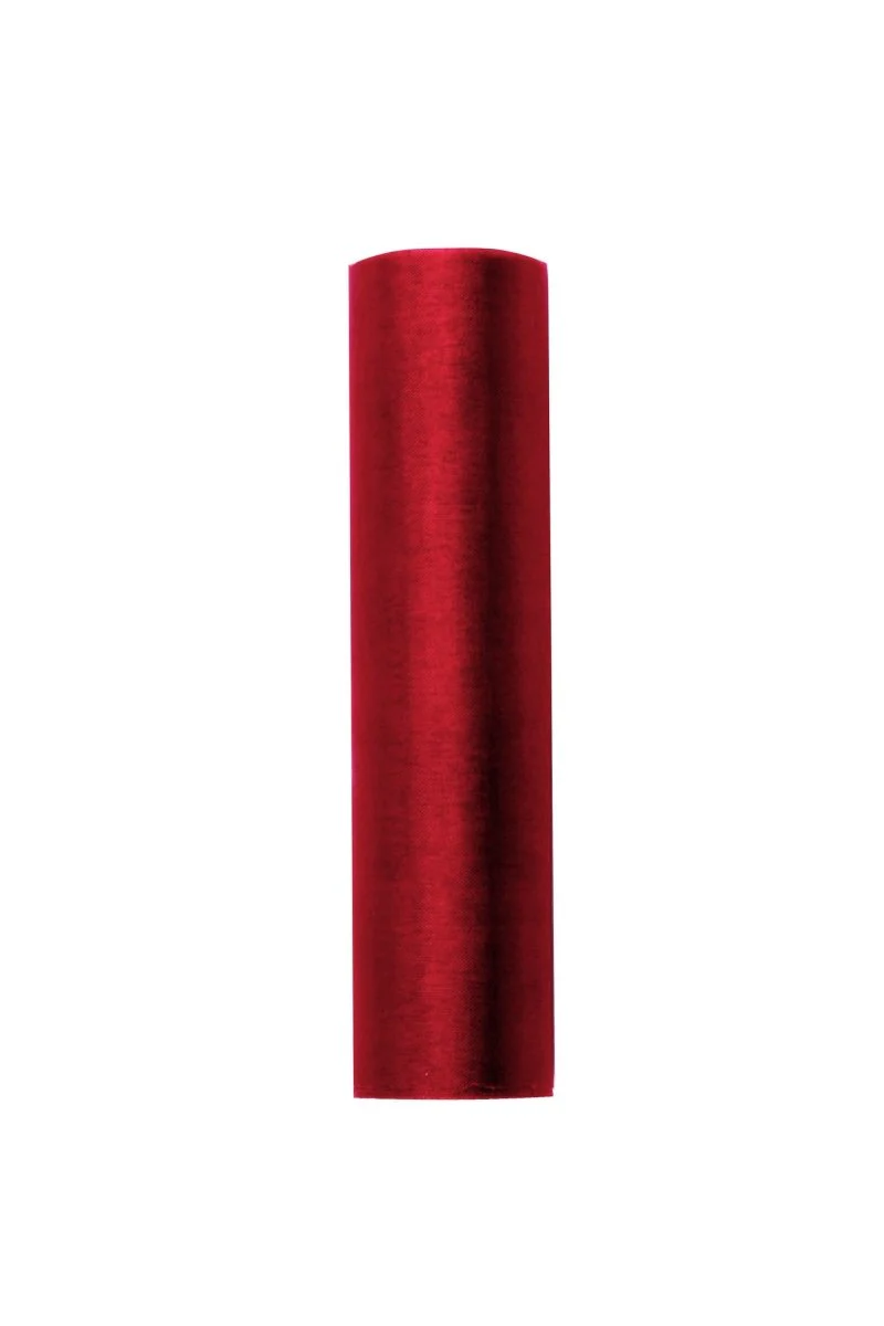 Rode Organza Stof 16cm 9m - Image 3