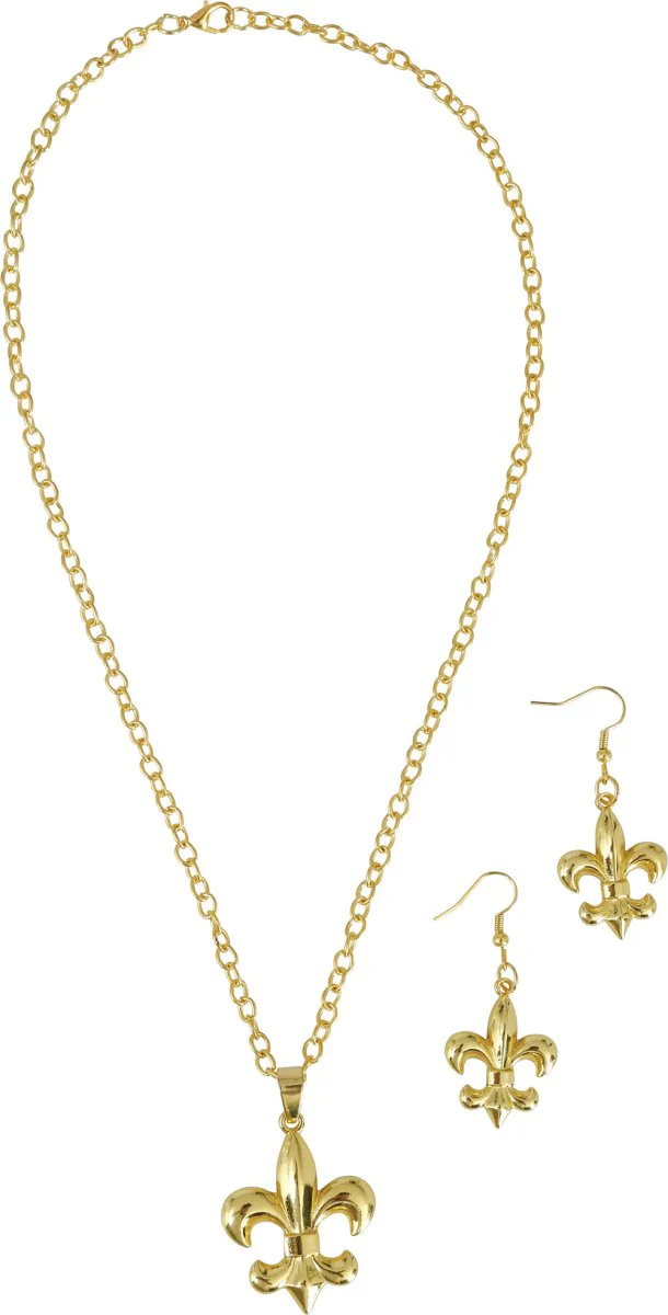 Romeinse Sieraden Set Goud 3 delig - Image 2