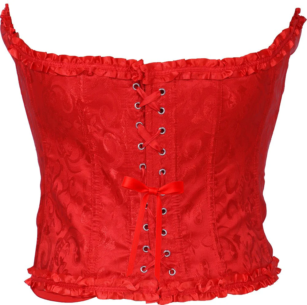 Rood Corset Dames Kant - Image 4