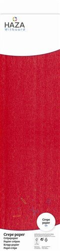 Rood Crepe Papier 2,5m
